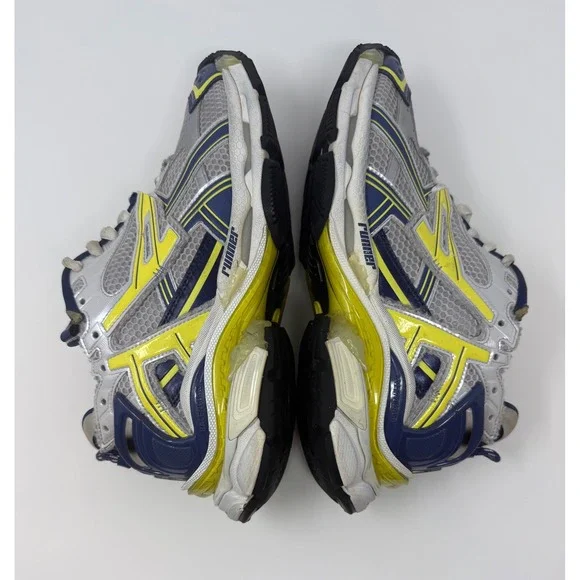 Balenciaga Runner Sneaker Blue/Yellow Size 10 US 43 EU - Picture 3 of 8